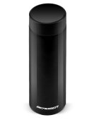 Berdsen Termos cu vid Black 420 ml cu afisaj LCD a temperaturii Tehnologie TermoLite Interior din otel inoxidabil Baza antiderapanta Capac rezistent la scurgeri Aspect modern Pastrare cald 12 ore si rece 24 ore