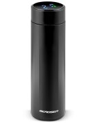 Berdsen Termos cu vid Black 420 ml cu afisaj LCD a temperaturii Tehnologie TermoLite Interior din otel inoxidabil Baza antiderapanta Capac rezistent la scurgeri Aspect modern Pastrare cald 12 ore si rece 24 ore