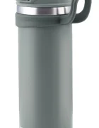 Berdsen Termos cu vid Gri 450 mlinterior din otel inoxidabilmaner practiccapac cu blocarebaza antialunecare