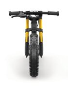 BERG TOYS Bicicleta copii fara pedale Berg Biky Cross gri cu frana de mana sa reglabila pe inaltime minim 32-maxim 45 cm varsta 25-5 ani inaltime utilizator 90-120 cm greutate maxima utilizator 30 kg roti pneumatice