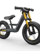 BERG TOYS Bicicleta copii fara pedale Berg Biky Cross gri cu frana de mana sa reglabila pe inaltime minim 32-maxim 45 cm varsta 25-5 ani inaltime utilizator 90-120 cm greutate maxima utilizator 30 kg roti pneumatice