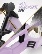 BERG TOYS Bicicleta copii fara pedale Berg Biky Cross mov 12 inch cu frana de mana anvelope pneumatice scaun reglabil pe inaltime varsta 25-5 ani inaltime utilizator 90-120 cm greutate maxima utilizator 30 kg