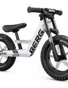 BERG TOYS Bicicleta copii fara pedale Berg Biky Cross White 12 inch cu frana de mana anvelope pneumatice scaun reglabil pe inaltime varsta 25-5 ani inaltime utilizator 90-120 cm greutate maxima utilizator 30 kg
