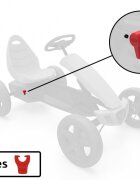 BERG TOYS Buton siguranta frana pentru Kart Rally