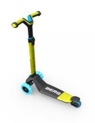 BERG TOYS Trotineta pliabila cu lumini Berg Nexo lime ghidon reglabil greutate admisa 50 kg