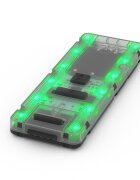BERG TOYS Trotineta pliabila cu lumini LED Berg Nexo rosie ghidon reglabil greutate admisa 50 kg