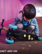 BERG TOYS Trotineta pliabila cu lumini si magnet Berg Nexo albastra ghidon reglabil greutate admisa 50 kg