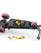 BERG TOYS Trotineta pliabila cu lumini si magnet Berg Nexo lime ghidon reglabil greutate admisa 50 kg