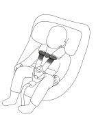 BESAFE Blocator pentru centura scaunului auto Belt Keeper