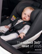 BESAFE Scaun auto pentru copii Beyond Negru SoftBreeze 360 i-size tetiera reglabila testare ADAC