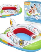 BESTWAY Barca gonflabila pentru copii cu sunete 104 x 99 cm Space Ship