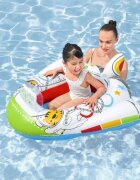 BESTWAY Barca gonflabila pentru copii cu sunete 104 x 99 cm Space Ship