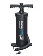 BESTWAY Caiac gonflabil din vinil pentru 2 persoane dimensiune 330 x 86 cm sustine pana la 200 kg include vasle pompa manuala o geanta de depozitare detasabila doua spatare reglabile si manere de transport