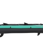 BESTWAY Caiac gonflabil din vinil pentru 2 persoane dimensiune 330 x 86 cm sustine pana la 200 kg include vasle pompa manuala o geanta de depozitare detasabila doua spatare reglabile si manere de transport