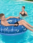 BESTWAY Colac gonflabil de inot cu manere 119 cm Tropical Blue