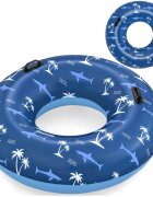 BESTWAY Colac gonflabil de inot cu manere 119 cm Tropical Blue