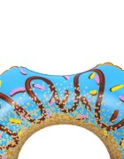BESTWAY Colac gonflabil Donut Albastru diametru 107 cm pentru copii peste 12 ani Material PVC durabil rezistent la soare si apa sarata Kit de reparatie inclus