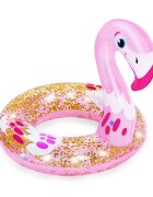 BESTWAY Colac gonflabil pentru inot copii 3-6 ani 61x61 cm forma de Flamingo