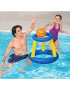 BESTWAY Cos de baschet gonflabil pentru piscine AlbastruGalben
