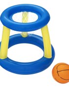 BESTWAY Cos de baschet gonflabil pentru piscine AlbastruGalben