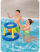 BESTWAY Cos de baschet gonflabil pentru piscine AlbastruGalben