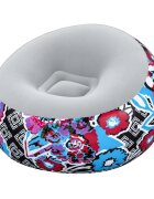 BESTWAY Fotoliu gonflabil pentru interiorexterior Graffiti 112x112x66 cmMaterial PVC confortabil si rezistent Suprafata din catifea placuta la atingere Doua camere de aer