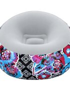 BESTWAY Fotoliu gonflabil pentru interiorexterior Graffiti 112x112x66 cmMaterial PVC confortabil si rezistent Suprafata din catifea placuta la atingere Doua camere de aer