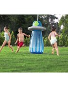 BESTWAY Jucarie gonflabila de gradina cu stropitoare UFO Albastru 119x61 cm cu conectare furtun apaBaza antirasturnareMaterial PVC rezistent