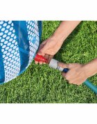 BESTWAY Jucarie gonflabila de gradina cu stropitoare UFO Albastru 119x61 cm cu conectare furtun apaBaza antirasturnareMaterial PVC rezistent