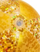 BESTWAY Minge gonflabila pentru plaja 41 cm cu sclipici Glitter Galben
