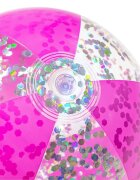 BESTWAY Minge gonflabila pentru plaja 41 cm cu sclipici Glitter Roz