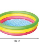 BESTWAY Piscina gonflabila cu 3 inele 102x25cm