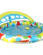 BESTWAY Piscina gonflabila cu cu sortator si parasolar Multicolor