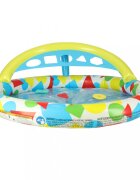 BESTWAY Piscina gonflabila cu cu sortator si parasolar Multicolor