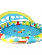 BESTWAY Piscina gonflabila cu cu sortator si parasolar Multicolor
