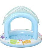 BESTWAY Piscina gonflabila cu parasolar House