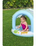 BESTWAY Piscina gonflabila cu parasolar House