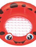 BESTWAY Piscina gonflabila cu parasolar Smile Rosu