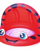 BESTWAY Piscina gonflabila cu parasolar Smile Rosu