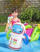 BESTWAY Piscina gonflabila cu tobogan si jucarii Astronaut