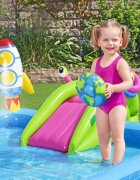 BESTWAY Piscina gonflabila cu tobogan si jucarii Astronaut