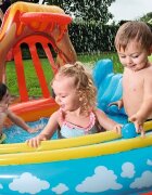 BESTWAY Piscina gonflabila cu tobogan stropitori si cos