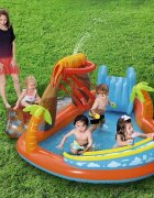 BESTWAY Piscina gonflabila cu tobogan stropitori si cos