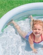 BESTWAY Piscina gonflabila Fast Set Pool Albastru Dimensiune 152x38 cm Material PVC rezistent Capacitate 477 litri Patch reparatie inclus