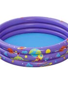 BESTWAY Piscina gonflabila pentru copii 102 x 25 cm cu 50 bile si 4 jucarii gonflabile incluse Mov