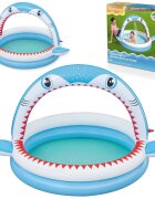 BESTWAY Piscina gonflabila pentru copii cu stropitoare 163x127x92 cm Shark