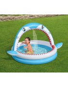 BESTWAY Piscina gonflabila pentru copii cu stropitoare 163x127x92 cm Shark