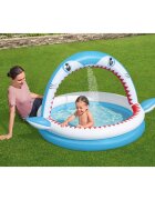 BESTWAY Piscina gonflabila pentru copii cu stropitoare 163x127x92 cm Shark