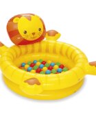 BESTWAY Piscina gonflabila pentru copii Leu cu 50bile incluse