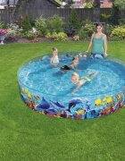 BESTWAY Piscina pentru gradina Fill and Fun 244x46 cm Capacitate 2074 litri Material PVC ranforsat rezistent